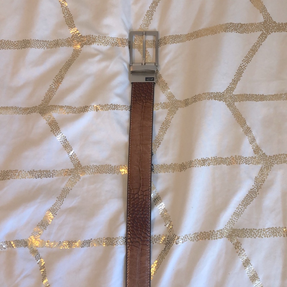 Greg Norman Reversible Crocodile Belt - Size 36